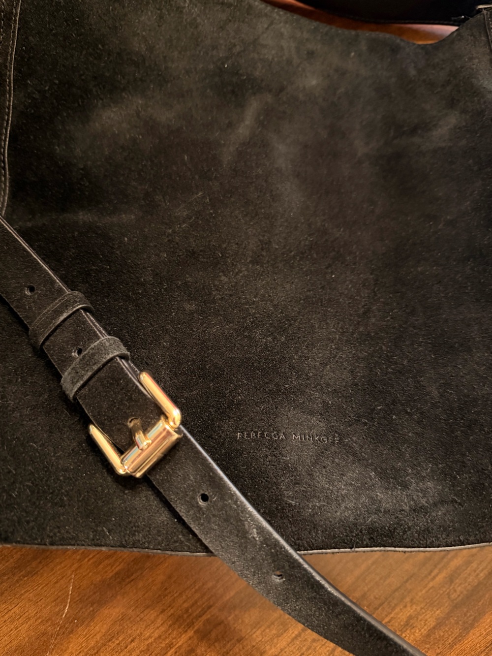 Rebecca Minkoff M.A.B Hobo Suede Purse - Picture 8 of 9